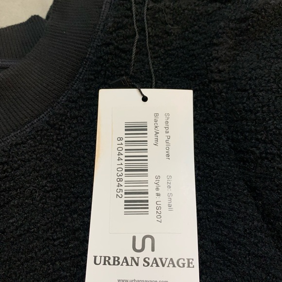NWT Urban Savage Sherpa Pullover - Picture 2 of 7